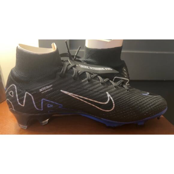 NWT Nike Zoom Mercurial Superfly 9 Pro FG Soccer Cleats Black DJ5598-040 Size 7 - Picture 5 of 10